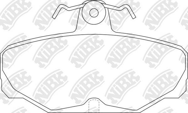 NiBK PN0244 - Set placute frana,frana disc aaoparts.ro