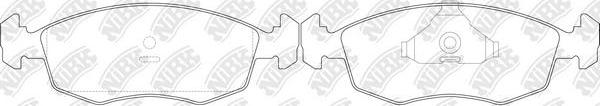 NiBK PN0255 - Set placute frana,frana disc aaoparts.ro