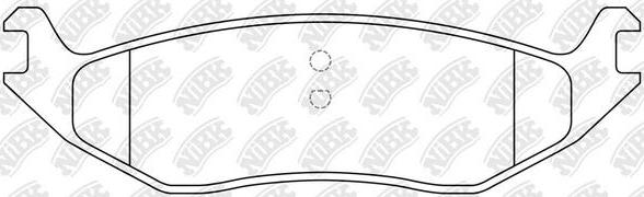 NiBK PN0705 - Set placute frana,frana disc aaoparts.ro