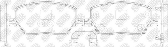 NiBK PN0714 - Set placute frana,frana disc aaoparts.ro
