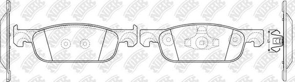 NiBK PN0773 - Set placute frana,frana disc aaoparts.ro