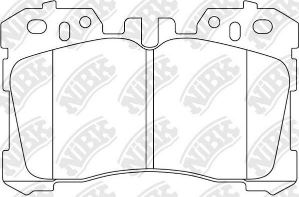 NiBK PN1833 - Set placute frana,frana disc aaoparts.ro