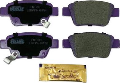 NiBK PN1239 - Set placute frana,frana disc aaoparts.ro
