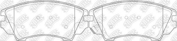 NiBK PN34002 - Set placute frana,frana disc aaoparts.ro