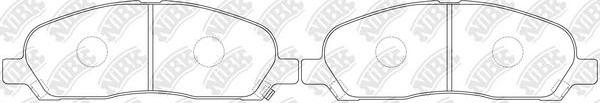 NiBK PN3419 - Set placute frana,frana disc aaoparts.ro