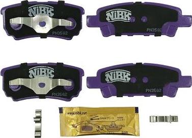 NiBK PN3502 - Set placute frana,frana disc aaoparts.ro