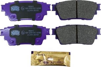 NiBK PN3815 - Set placute frana,frana disc aaoparts.ro