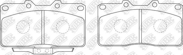 NiBK PN3352 - Set placute frana,frana disc aaoparts.ro