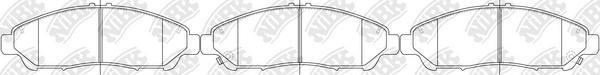 NiBK PN28001 - Set placute frana,frana disc aaoparts.ro
