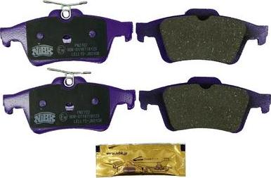 NiBK PN2702 - Set placute frana,frana disc aaoparts.ro