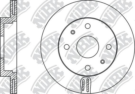 NiBK RN1481 - Disc frana aaoparts.ro