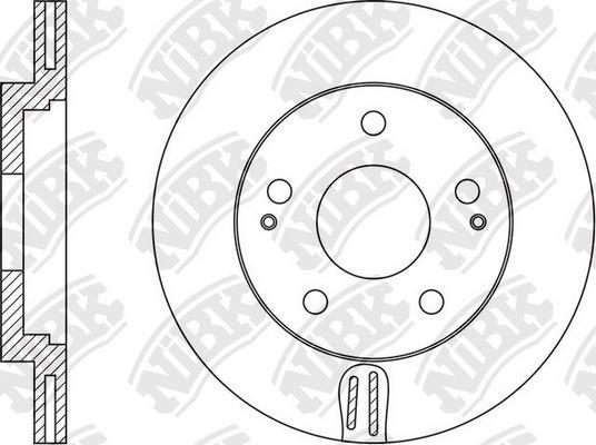 NiBK RN1573 - Disc frana aaoparts.ro