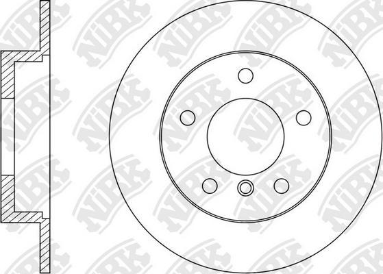 NiBK RN1602 - Disc frana aaoparts.ro