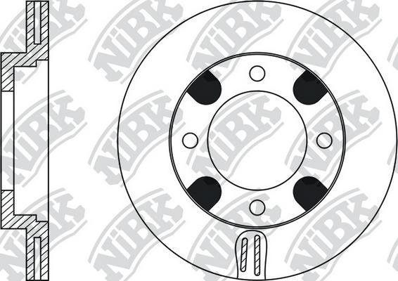 NiBK RN1027 - Disc frana aaoparts.ro