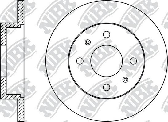 NiBK RN1836 - Disc frana aaoparts.ro