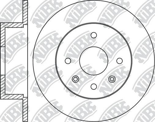 NiBK RN1391 - Disc frana aaoparts.ro