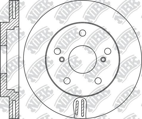 NiBK RN1775 - Disc frana aaoparts.ro