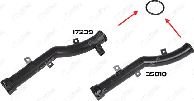 NIFEA 17194 - Garnitura,conducta lichid de racire aaoparts.ro