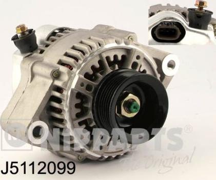 Nipparts J5112099 - Generator / Alternator aaoparts.ro