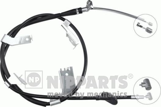 Nipparts J10398 - Cablu, frana de parcare aaoparts.ro