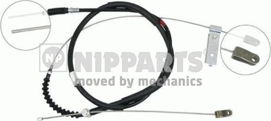 Nipparts J12535 - Cablu, frana de parcare aaoparts.ro