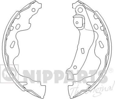 Nipparts J3502082 - Set saboti frana aaoparts.ro