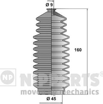 Nipparts J2841000 - Ansamblu burduf, directie aaoparts.ro