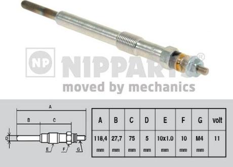 Nipparts N5718004 - Bujie incandescenta aaoparts.ro