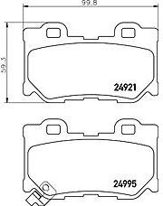 NISSAN D4060JL00J - Set placute frana,frana disc aaoparts.ro