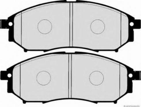 NISSAN D1060-5X00A - Set placute frana,frana disc aaoparts.ro