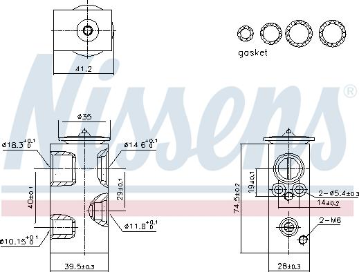 Nissens 999426 - Supapa expansiune, clima aaoparts.ro