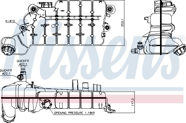 Nissens 996046 - Vas de expansiune, racire aaoparts.ro