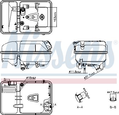 Nissens 996074 - Vas de expansiune, racire aaoparts.ro