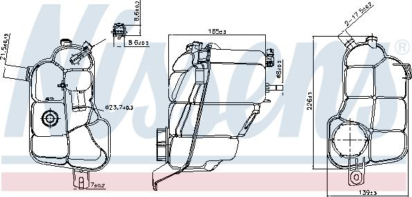 Nissens 996176 - Vas de expansiune, racire aaoparts.ro