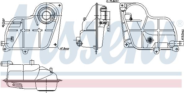 Nissens 996299 - Vas de expansiune, racire aaoparts.ro
