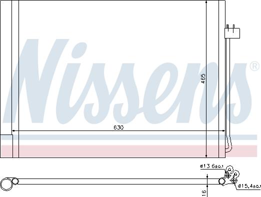 Nissens 940058 - Condensator, climatizare aaoparts.ro