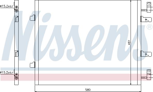 Nissens 940147 - Condensator, climatizare aaoparts.ro