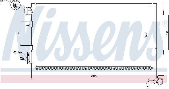 Nissens 940259 - Condensator, climatizare aaoparts.ro