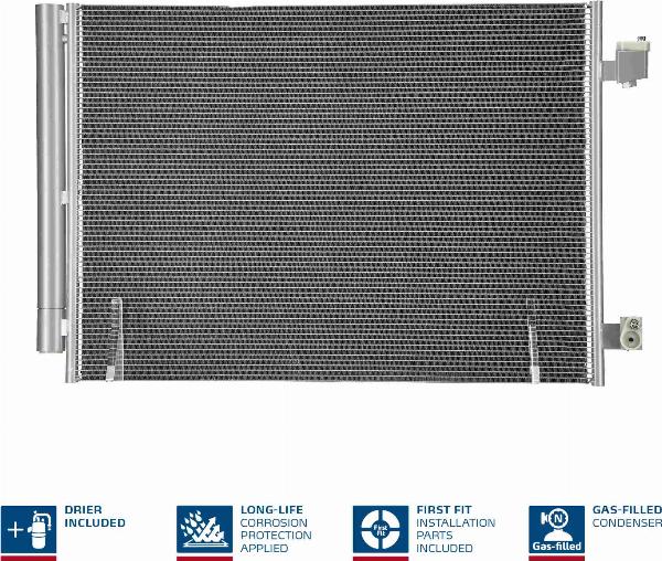 NISSENS 941345 - Condensator, climatizare aaoparts.ro