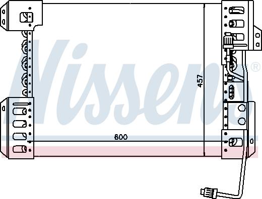 Nissens 94714 - Condensator, climatizare aaoparts.ro