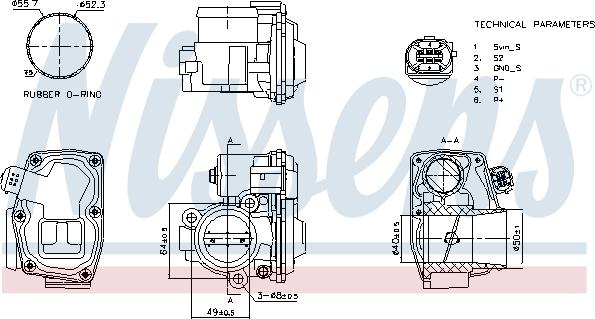 Nissens 955095 - Carcasa clapeta aaoparts.ro