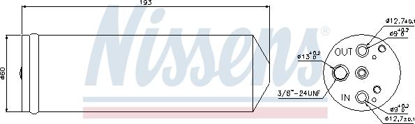 Nissens 95082 - Uscator,aer conditionat aaoparts.ro