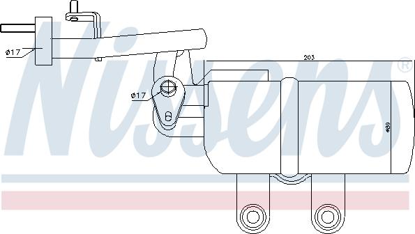 Nissens 95332 - Uscator,aer conditionat aaoparts.ro