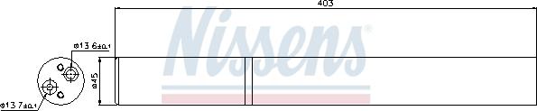 Nissens 95226 - Uscator,aer conditionat aaoparts.ro