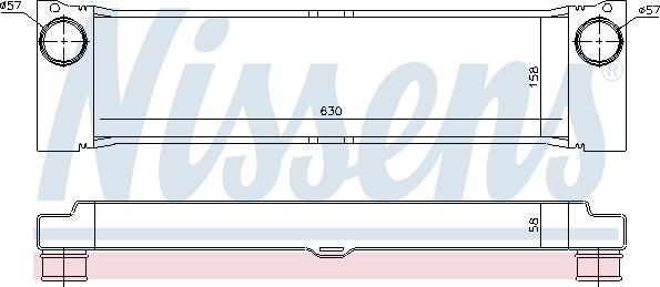 Nissens 96531 - Intercooler, compresor aaoparts.ro