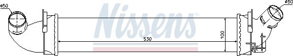 Nissens 96602 - Intercooler, compresor aaoparts.ro