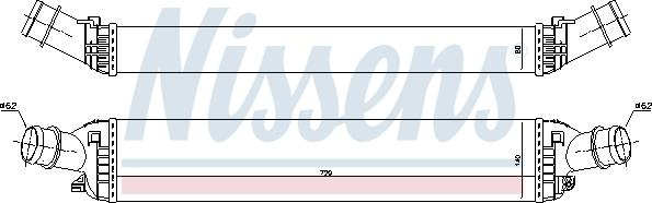 Nissens 96618 - Intercooler, compresor aaoparts.ro