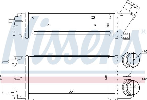 Nissens 96627 - Intercooler, compresor aaoparts.ro