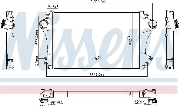 Nissens 961324 - Intercooler, compresor aaoparts.ro