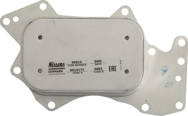 Nissens 90910 - Radiator ulei, ulei motor aaoparts.ro